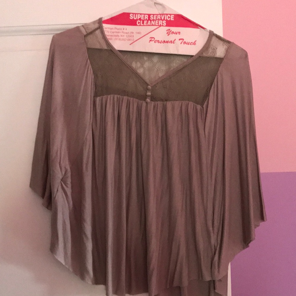 Purple Flowy top